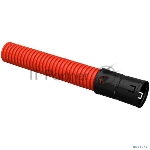 Труба гофрированная двустенная ПНД d50мм красн. (уп.50м) ИЭК CTG12-050-K04-050-R/CTG12-050-K04-050