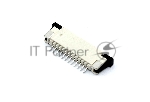 Разъем FPC  Half Coverage Top Contact 1.0K-BS-12PWB 12 pin высота 2мм шаг 1мм