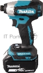 Дрель-шуруповерт Makita DTD157RTJ, 18 В, 5 Ач, 140 Нм, бесщеточный, ударный, вид 22