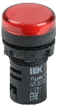 Арматура светосигнальная AD-22DS 230В красн. ИЭК BLS10-ADDS-230-K04