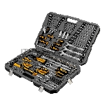 Набор инструментов Denzel 1/2", 1/4", 3/8", CrV, S2, пластиковый кейс, 144 предмета