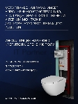 Комплект BAU 6 в 1: инсталляция BAU PRO для подвесного унитаза, унитаз подвесной безободковый торнадо обратного потока Bau Dream 52х36 Hurricane-5, сиденье быстросъемное микролифт, кнопка смыва BAU Hotel , хром