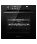 Духовой шкаф Kuppersberg, High-Tech, 73 л, комбинированное управление, дисплей, таймер, 10 режимов, макс. температура 250 градусов, гриль, телескопические направляющие (на 1 уровень), энергоэффективность А, цвет черный, цвет фурнитуры черный