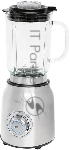 Блендер стационарный Profi Cook PC-UM 1207 inox серебристый, 1200 Вт, 4 скорости, турбо