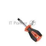 Отвертка Patriot SL6x38, CR-V,магнитная, 2-х компонентная рукоятка