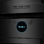 Холодильник Tesler RFD-427BI графит глянцевый двухкамерный 250/142л морозилка сбоку, No Frost, Side by Side, вид 2