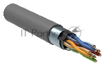 Кабель связи витая пара F/UTP кат. 5E 4 пары PVC 1м сер. GENERICA ITK BC1-C5E04-311-305-G