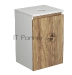 Тумба Bau Dream Blackwood 35 с ящиком, графит, раковина BAU Mini 37х23,