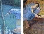 Блокнот Moleskine LIMITED EDITION CAHIER MUSEE D`ORSAY SKCAHL6911S3NL Large 130х210мм обложка картон 120стр. нелинованный мягкая обложка синий/коричневый (2шт)