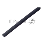 Трубка термоусадочная двустенная клеевая 18/6 (3:1) 1м черн. Rexant 21-9008