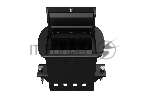 Прямоугольный металлический корпус Wize Pro WRTS-M-4CBOX-B серия M, для модульной системы врезного лючка в стол с убирающейся крышкой для установки до 4 модулей-вставок серии М, черный, вид 2