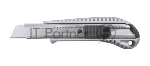 Нож FIT 10250технический 18мм усиленный металлич.корпус