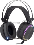 Гарнитура Oklick HS-L810G чёрный, проводная, USB, подсветка