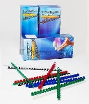 Пружины для переплета пластиковые Office Kit d=10мм 51-70лист A4 черный (100шт) BP2020