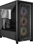 Корпус Corsair Frame 4000D RS ARGB Black, Midi-Tower, чёрный, 3 x 120 мм