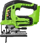 Лобзик электрический аккумуляторный GreenWorks GD24JS, 24V, бесщеточный без АКБ и ЗУ, вид 22
