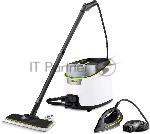 Пароочиститель Karcher SC 4 Deluxe Iron EasyFix белый, напольный, 2200 Вт, 60 г/мин, 1300 мл