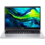 Ноутбук ACER Aspire AG15-31P-339C 15.6"(1920x1080 (матовый) IPS)/Intel Core i3 N305(1Ghz)/8192Mb/256PCISSDGb/noDVD/Int:UMA/Cam/BT/WiFi/50WHr/war 1y/1.8kg/Silver/Win11Home