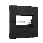 Накладка для двойной розетки Еthernet RJ-45 (черный)