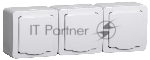 Розетка IEK ERMP32-K01-16-54-EC РСб23-3-ГПБб роз 3м с з/к о/у IP54 (белый) ГЕРМЕС PLUS