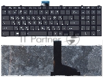 Клавиатура для ноутбука Toshiba L50D-A L70-A S50-A S50D-A S70D-A черная плоский Enter