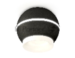 Светильник Ambrella Light XS1102041 SBK/FR черный песок/белый матовый MR16 GU5.3 LED 3W 4200K (C1102, N7165)