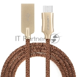 Кабель Crown USB - USB Type-C CMCU-3132C brown