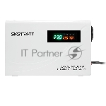 Настенный стабилизатор напряжения SMARTWATT AVR SLIM 500RW (100W - 260W, 500VA, 0.5 кВт, 50 Гц, розеток — 1, LED-диспле