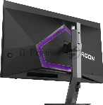 Монитор 26.5" AOC AGON AG276QKD2 QD-OLED 2560x1440, 500 Гц, 0.03 мс, 16:9, 1000 кд/м² (пиковая), DisplayHDR True Black 500, 2×HDMI 2.1, DP 2.1, USB Hub (2×USB-A 3.2 Gen1), 3.5 Jack, динамики (2×5 Вт), Adaptive-Sync, антибликовое покрытие, черно-серый, вид 21