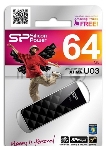 Флешка USB Silicon Power R/W USB 64Gb Ultima U03 SP064Gb,UF2U03V1K USB 2.0, черный