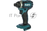 Дрель-шуруповерт Makita DTD152Z, 18 В, 0 Ач, 165 Нм, щеточный, ударный