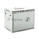 Шкаф коммутационный Rexant настенный 18U 600x600 мм пер. дв. металл серый