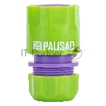 Соединитель пластмассовый быстросъемный для шланга 1/2" Palisad