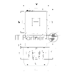 Розетка Ethernet RJ-45 (графит акрил)