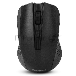 Мышь беспроводная SVEN RX-400W черный, 1400 dpi, радиоканал, USB, кнопки - 4