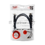 Кабель Cablexpert HDMI CC-HDMI4-1M, 19M/19M, v2.0, медь, позол.разъемы, экран, 1м, черный, пакет