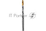 Сверло спиральное по металлу Denzel 12 x 205 мм, Р6М5, Golden Tip, удлиненное