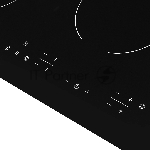 Электрическая варочная поверхность Electrolux EHF6343FOK, 4 конфорки, с зоной расширения, стеклокерамика, 6400 Вт, вид 3