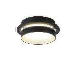 Светильник Ambrella light TN5385 SBK/FR черный песок/белый матовый GX53 IP44 D105*40