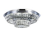 Светильник Ambrella light TR5029 CH/CL хром/прозрачный 3000K/4200K/6400K 81W D600*207 (Без ПДУ)