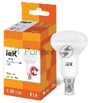 Лампа светодиодная IEK LLE-R50-5-230-30-E14 ECO R50 5Вт 3000К теплый белый E14 450лм 230-240В