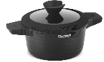 Кастрюля Rondell Walzer RDA-766, 4.7 л, 24 см, с крышкой, черный