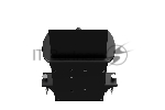Прямоугольный металлический корпус Wize Pro WRTS-M-4CBOX-B серия M, для модульной системы врезного лючка в стол с убирающейся крышкой для установки до 4 модулей-вставок серии М, черный, вид 6