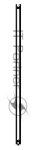 Дизайн-радиатор Royal Thermo Shift R22 VC2180 - 12 секц. RAL9016, вид 4