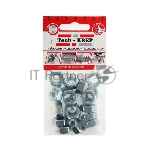Гайка шестигранная Tech-Krep 103027 М10 цинк. DIN 934 (уп.18 шт) пакет