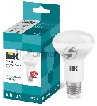 Лампа светодиодная IEK LLE-R63-8-230-40-E27 ECO R63 8Вт 4000К белый E27 720лм 230-240В
