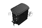 Прямоугольный металлический корпус Wize Pro WRTS-M-4CBOX-B серия M, для модульной системы врезного лючка в стол с убирающейся крышкой для установки до 4 модулей-вставок серии М, черный, вид 7