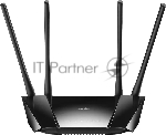 Роутер беспроводной Cudy LT400 N300 10/100BASE-TX/4G cat.4 черный