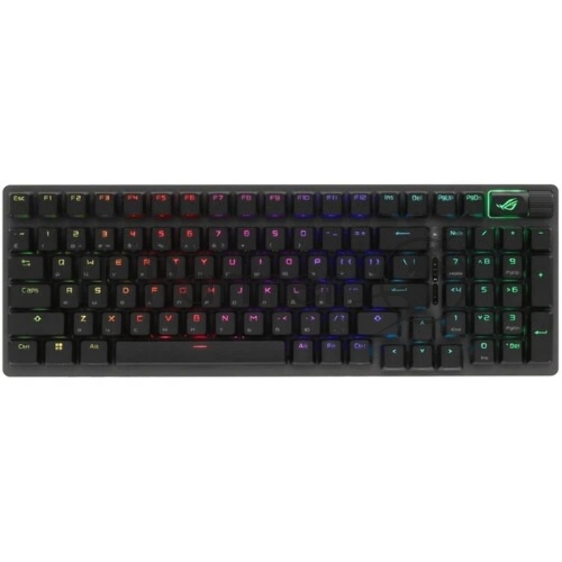 Клавиатура ASUS Strix Scope II 96 гибридная, Bluetooth, радиоканал, чёрный