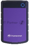 Внешний жесткий диск Transcend USB 3.0 1Tb TS1TSJ25H3P StoreJet 25H3P (5400 об/мин) 2.5" фиолетовый